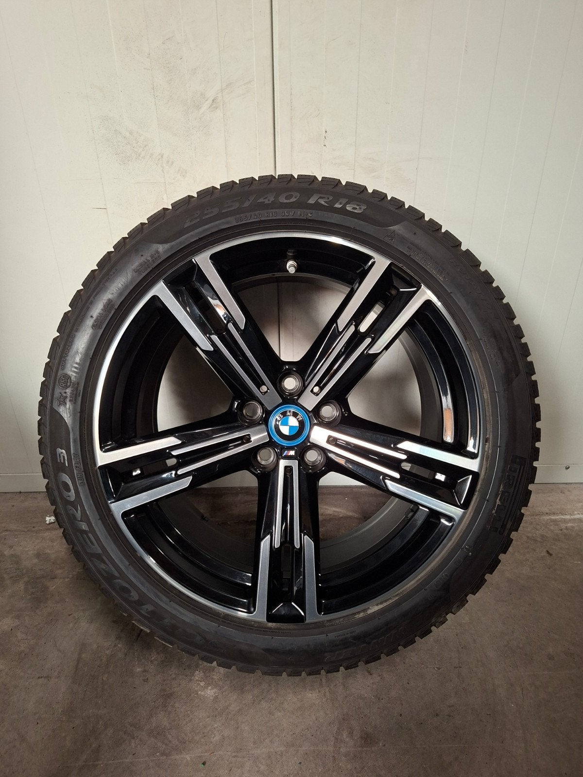 18' BMW 3 4 Serie Styling 848M Breedset met winterbanden, Auto-onderdelen, 18 inch, Banden en Velgen, Personenwagen, 225 mm