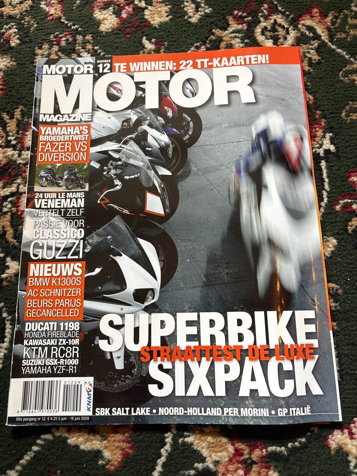 Motor Magazine - Superbike Straattest Sixpack (Juni 2009), Boeken, Ophalen of Verzenden, Gelezen, Algemeen
