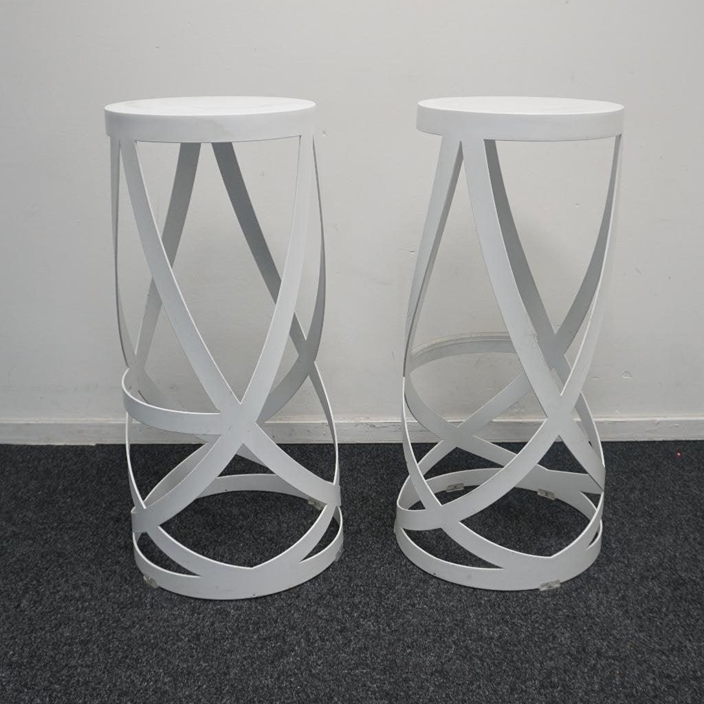 Cappellini Ribbon Barkruk  RI_1LL  Design barkruk | Wit, Gebruikt, -, -, 60 tot 90 cm