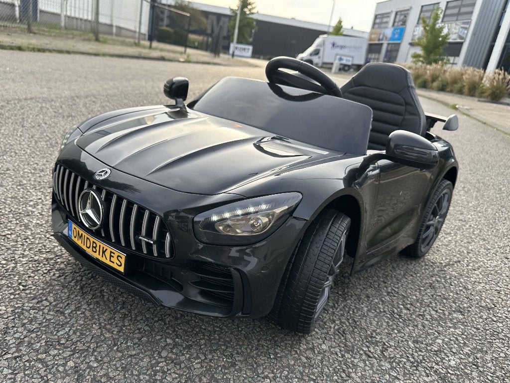 Mercedes GT-R AMG zwart 12V Afstandsbediening, MP3, AUX NIEU, Ophalen of Verzenden, Nieuw