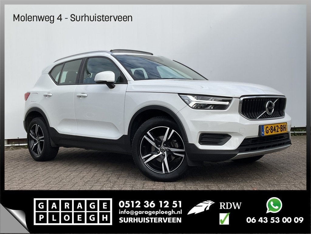 Volvo XC40 1.5 T3 Momentum Pro Panoramadak Hoge zit Trekhaak, Auto's, Volvo, Automatische klimaatregeling, Gebruikt, Euro 6, Wit