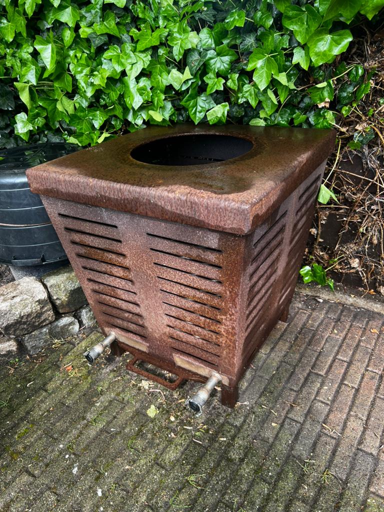 Hottub vuurkorf / kachel zwembad verwarming, Ophalen