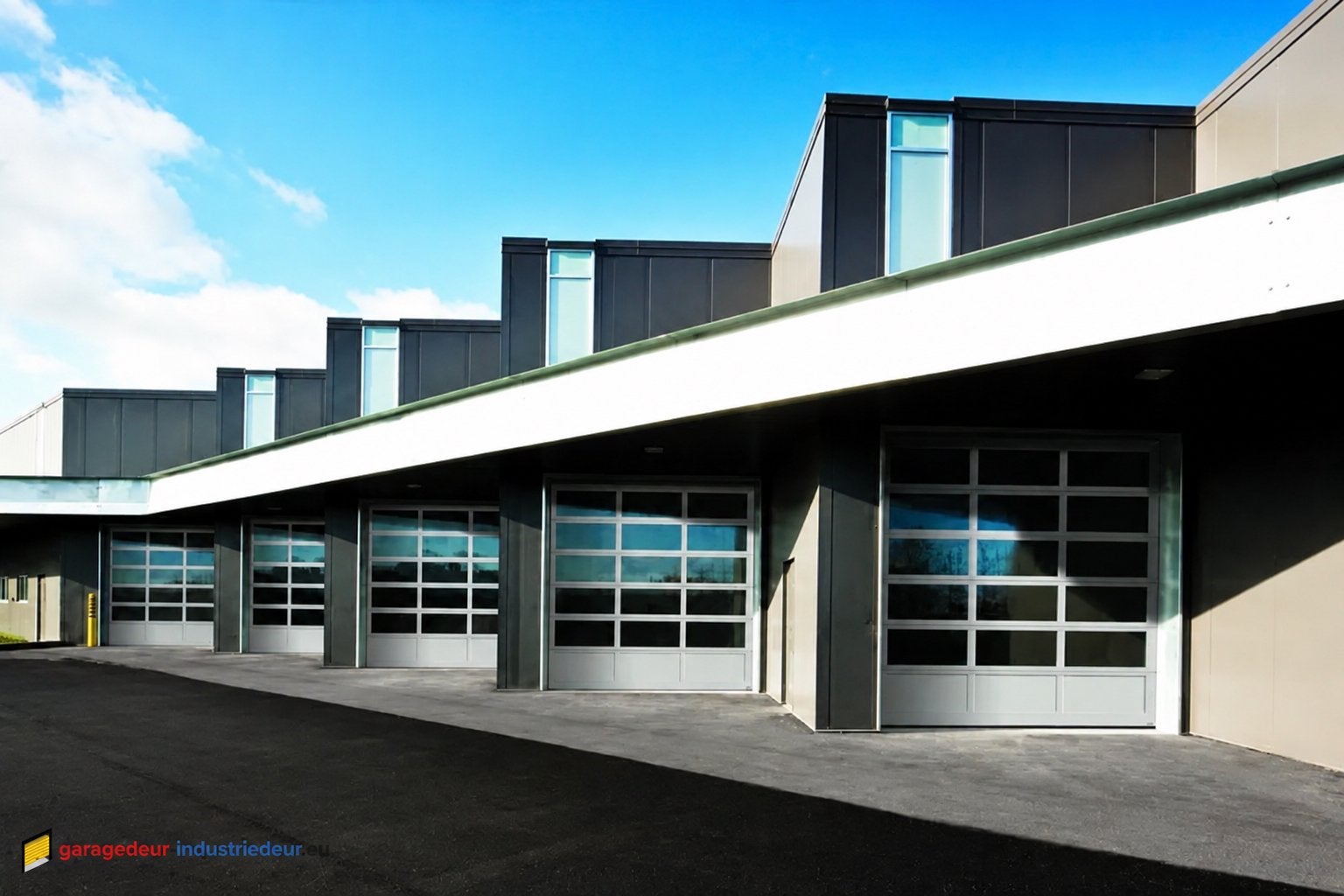 Industriedeuren & Garagedeuren met ramen, venster, beglazing, Doe-het-zelf en Verbouw, Ophalen of Verzenden, 120 cm of meer, Garagedeur