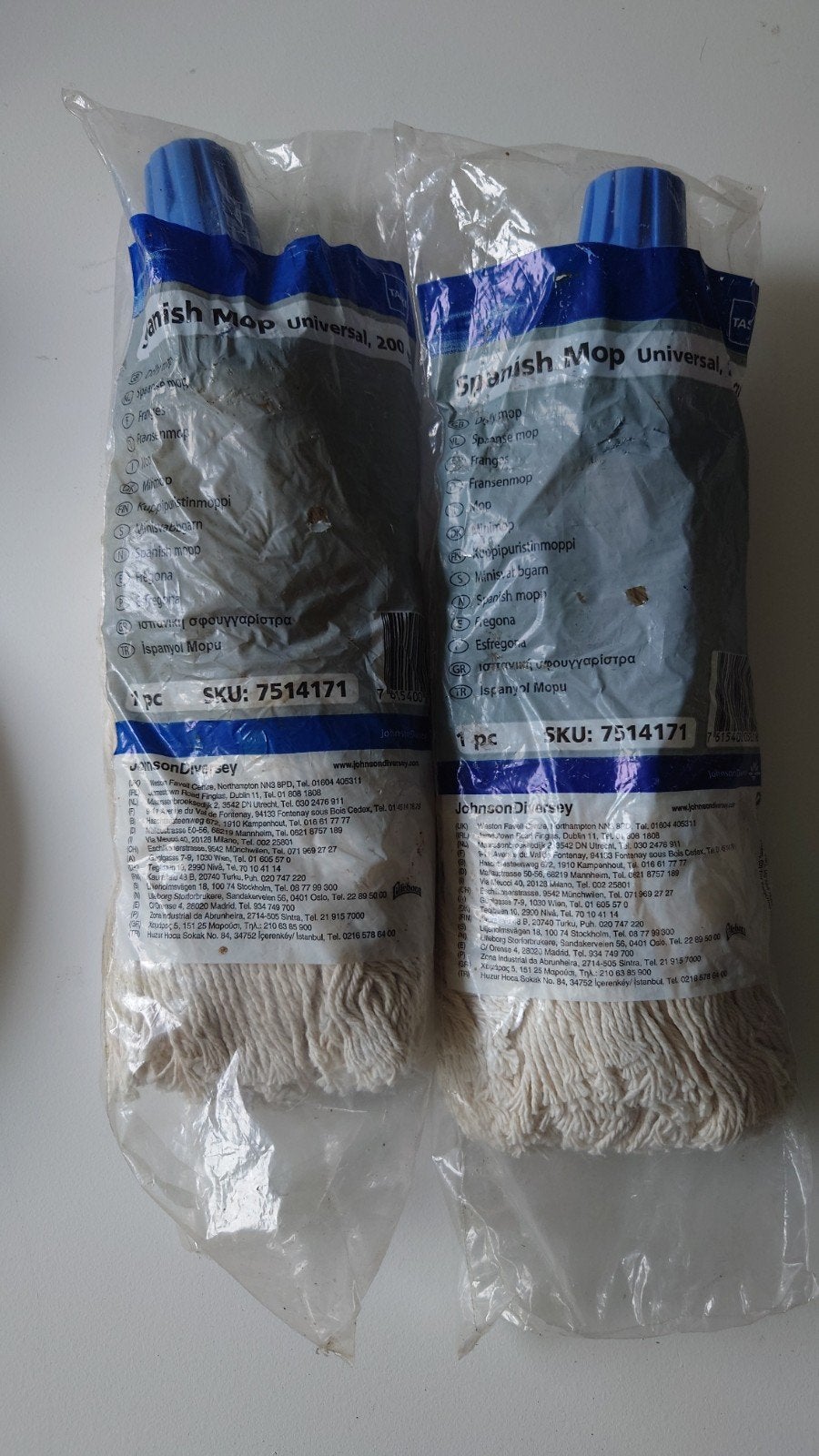 2 nieuwe zwabbers Spaanse mob, Ophalen of Verzenden, Mop of Dweil