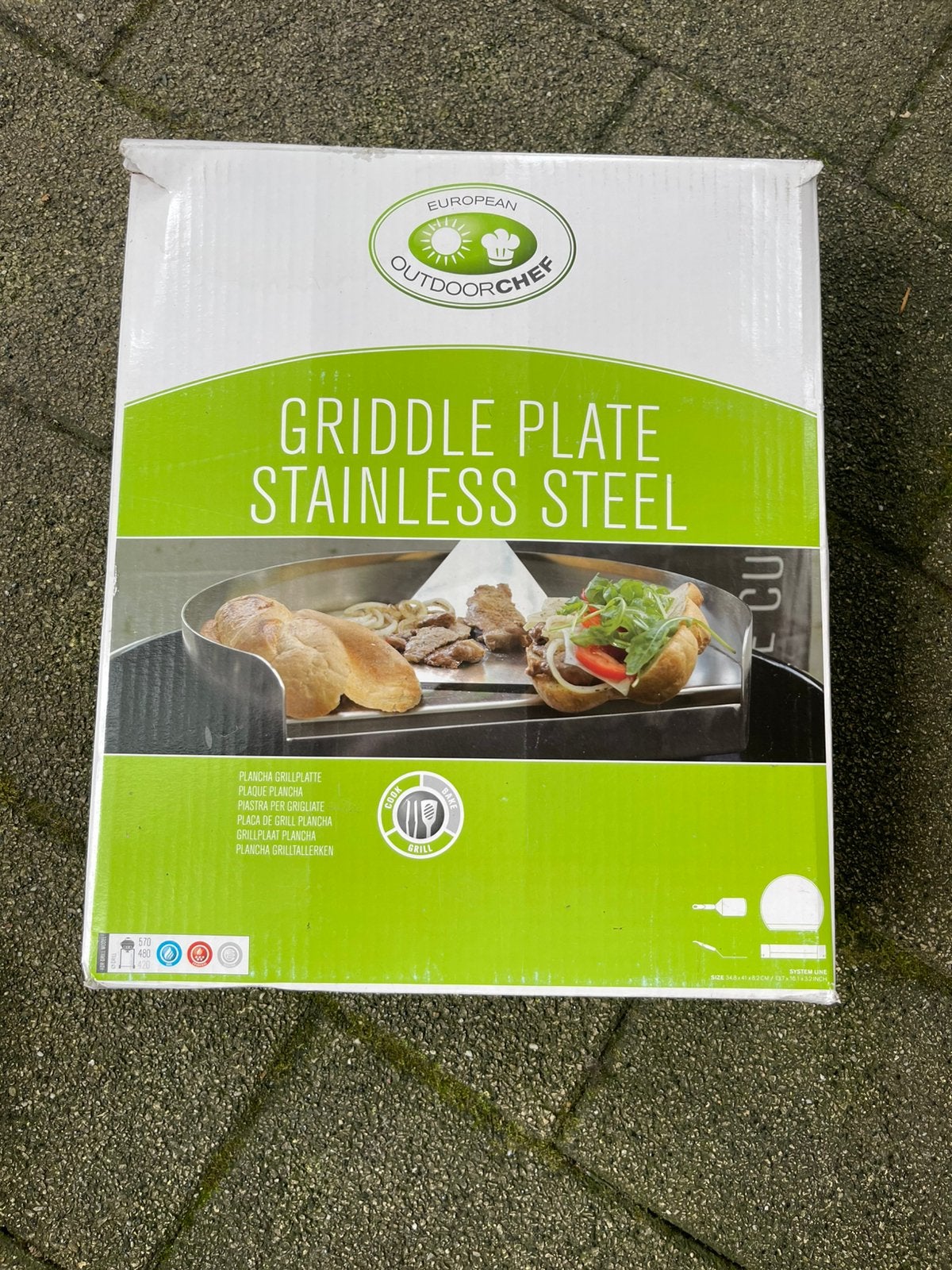 OutdoorChef bakplaat/planca cookingset, Ophalen of Verzenden, Zo goed als nieuw