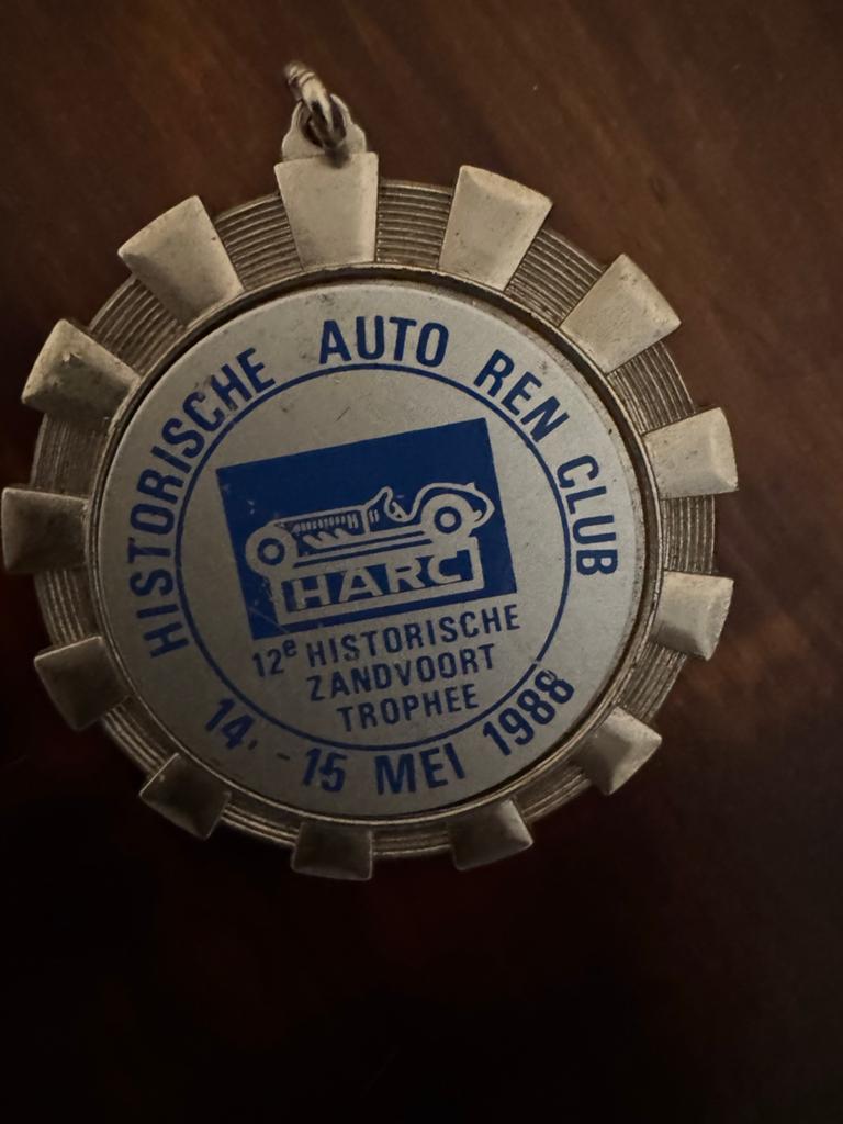 Embleem HARC Zandvoort 1988, Ophalen of Verzenden, Zo goed als nieuw, Auto's