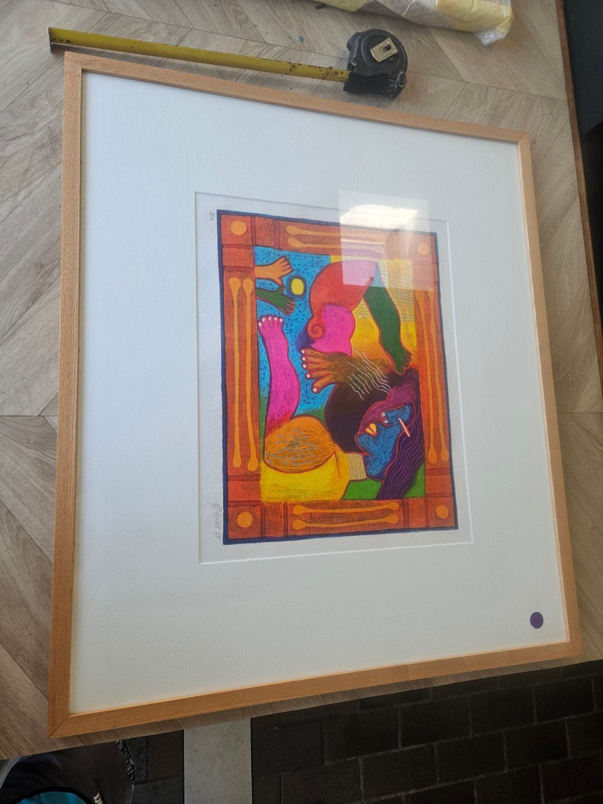 Clemens Briels - Mujer - Kleurrijk en Expressief Kunstwerk, Ophalen of Verzenden
