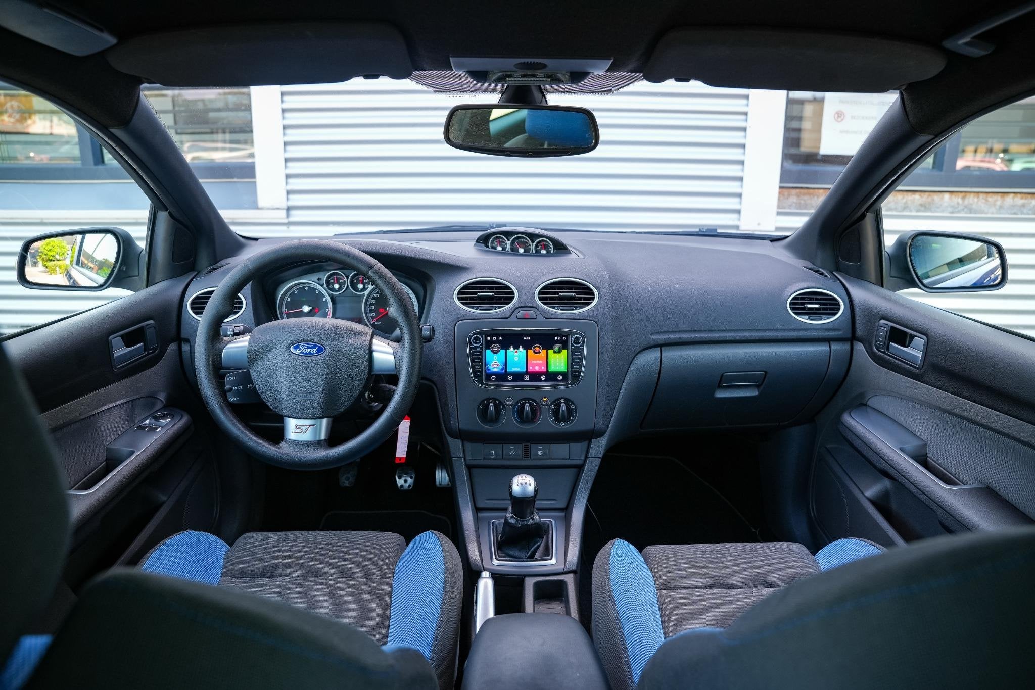 Ford Focus 2.5-20V ST ST225 2.5 Turbo | 5-cilinder | 226 PK, Auto's, Stof, Gebruikt, Blauw, 11 km/l