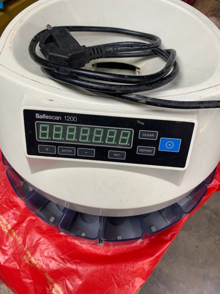 safescan muntentel machine, Ophalen, Sorteermachine of Telmachine