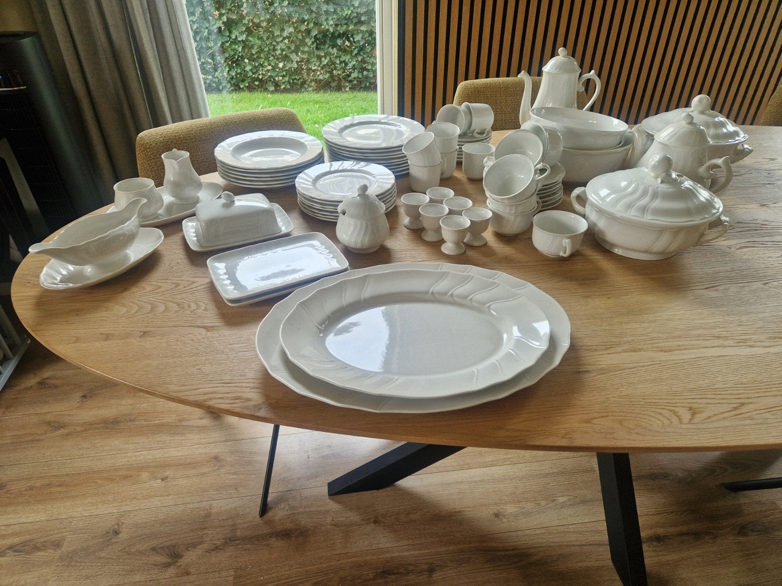 VILLEROY&BOCH DIAMANT SERVIES COMPLEET, Antiek en Kunst, Ophalen
