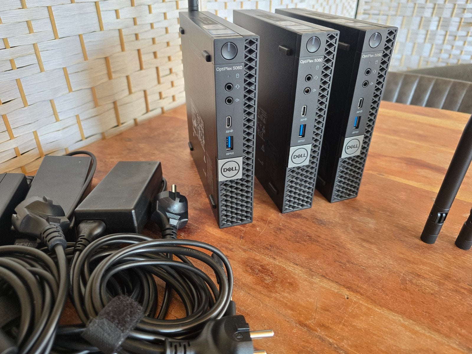 3 x Dell optiplex 5060 mini pc core i5 - 8/16GB - 256GB SSD, Ophalen of Verzenden, Zo goed als nieuw
