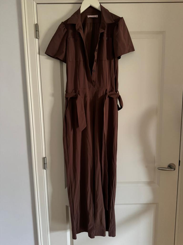 Studio Anneloes jumpsuit bruin travelstof maat XS Nieuw, Kleding | Dames, Jumpsuits, Ophalen of Verzenden, Nieuw, Maat 34 (XS) of kleiner