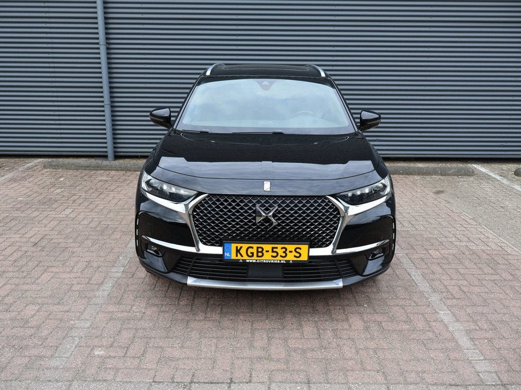 DS 7 Crossback 1.6 PT La Premiere Pano Navi Apple Carplay PD, Auto's, DS, 4 cilinders, Zwart, Leder, Bedrijf