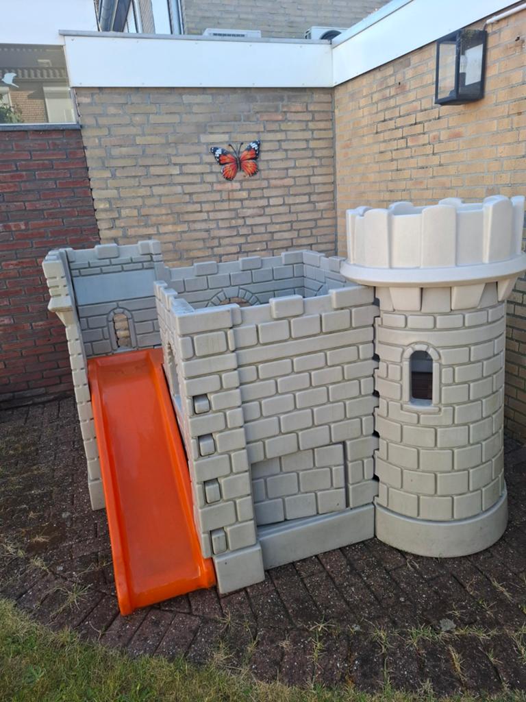 Little tikes speelkasteel speelhuis glijbaan, Ophalen, Gebruikt, Kunststof