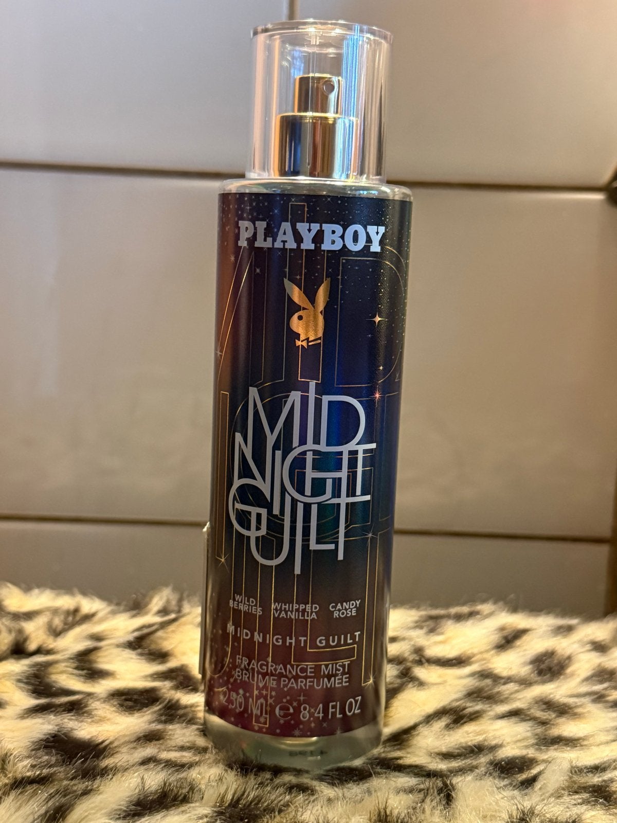 Playboy Midnight Guilt Fragrance Mist 250ml, Ophalen of Verzenden, Zo goed als nieuw