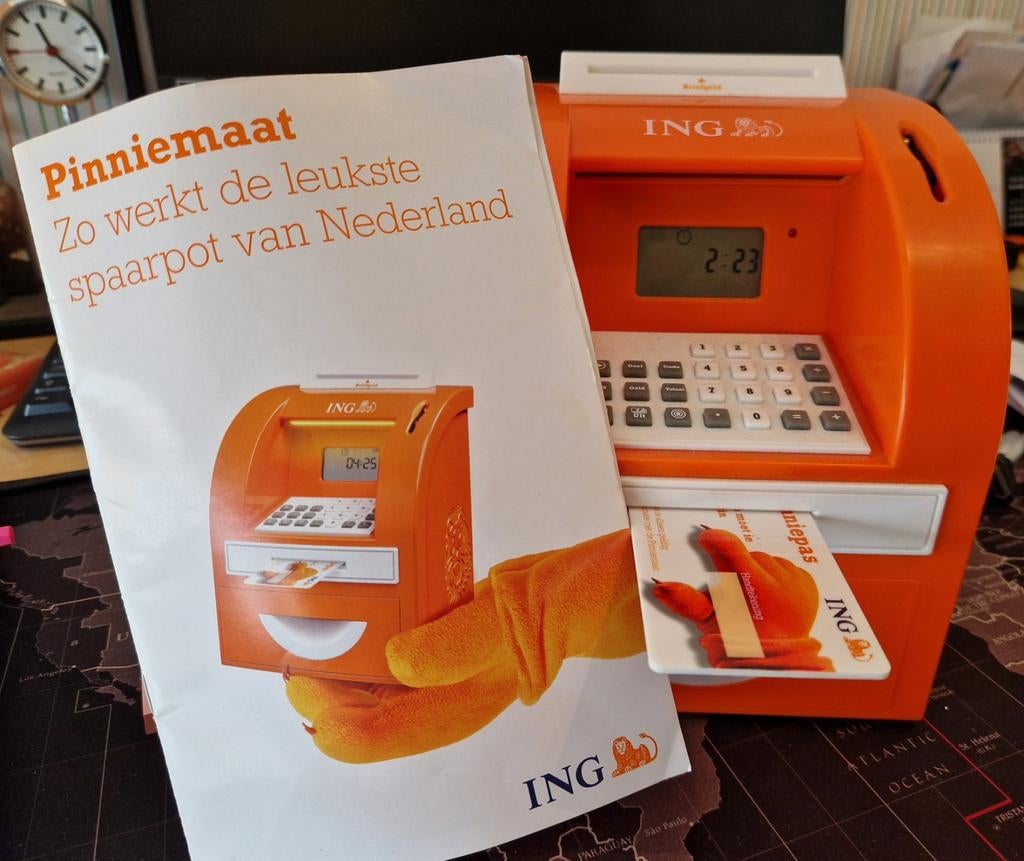 ING Pinniemaat - Interactieve Spaarpot voor Kinderen, Ophalen, Gebruikt, Rekenen, Met geluid