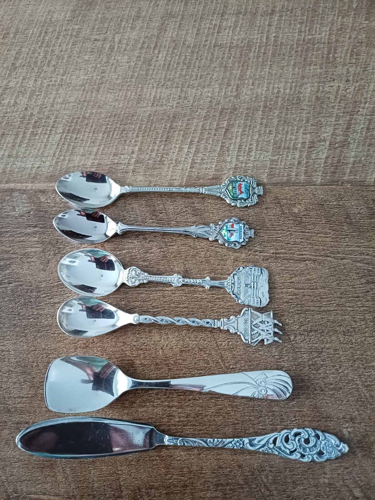 Zilverplated lepeltjes -6 verschillende, Ophalen of Verzenden