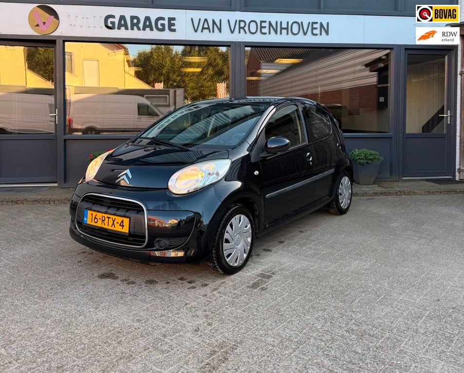 Citroen C1 1.0-12V Selection, Auto's, Voorwielaandrijving, Euro 5, Gebruikt, Zwart