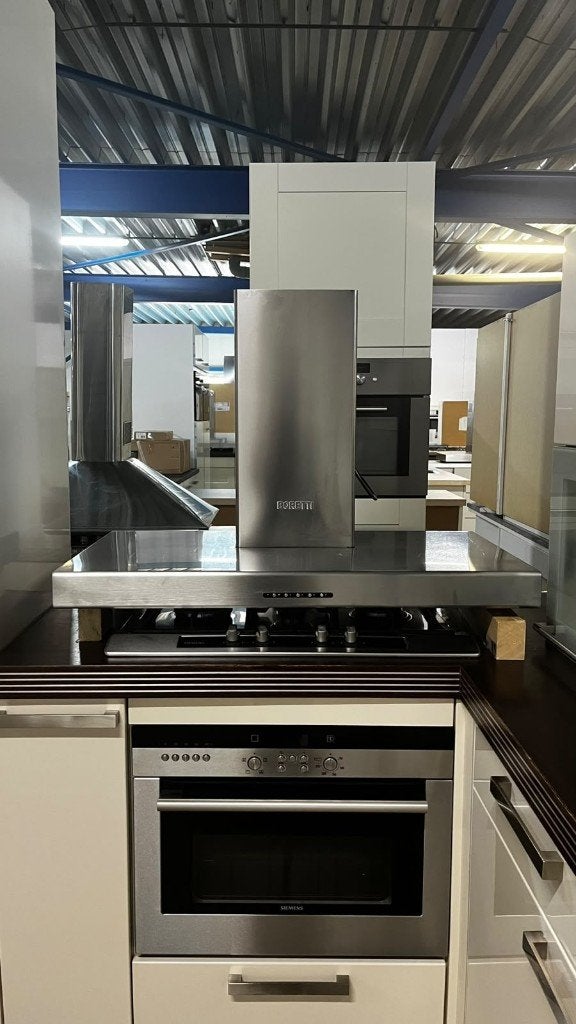 Keuken Compleet met APP 120Keukens op voorraad Nr. 2995, Ophalen, Zo goed als nieuw, Hoekkeuken, Greeploos