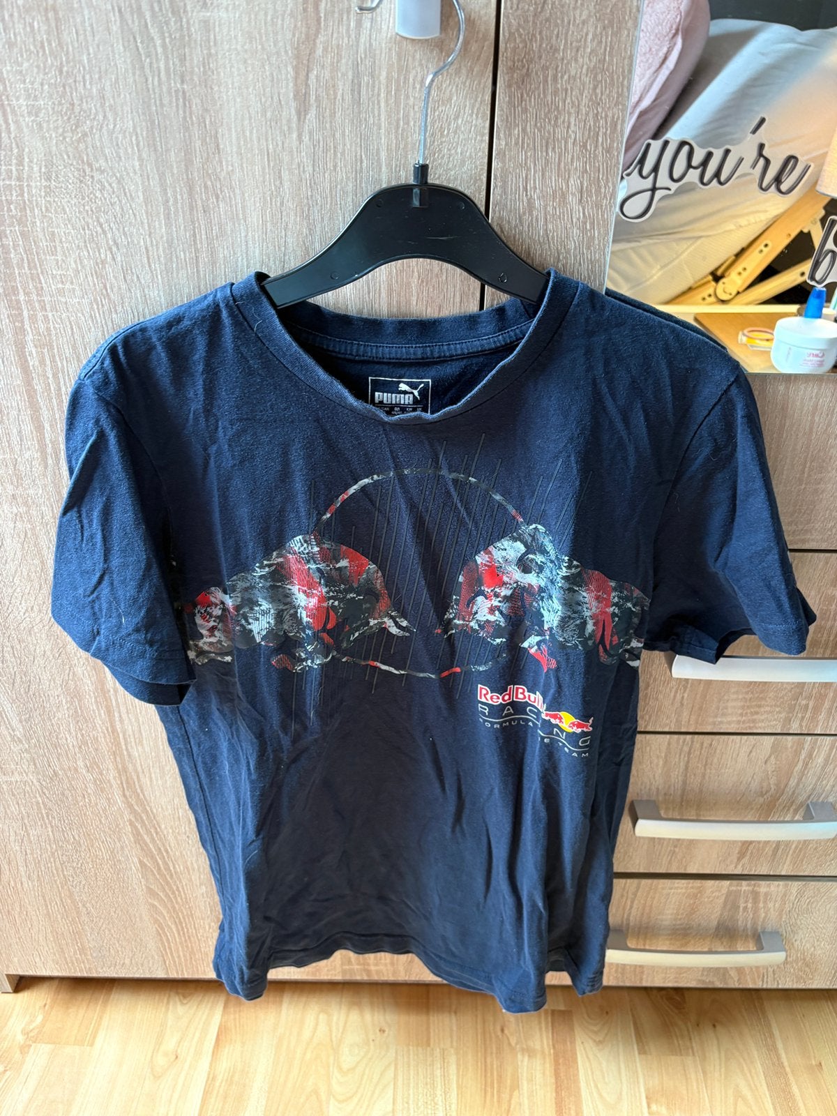 Dames f1 shirt red bull, Maat 42/44 (L), Ophalen of Verzenden, Zo goed als nieuw, Korte mouw