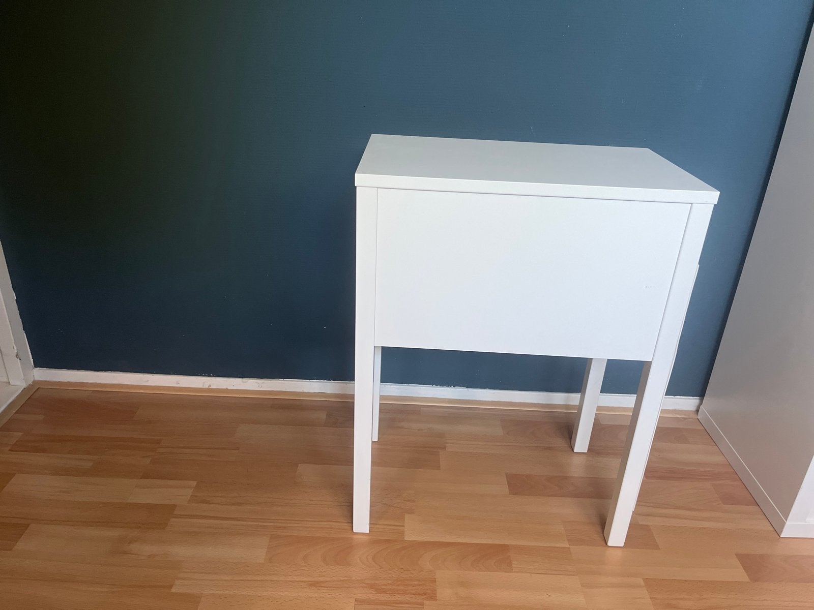 Wit kastje met lade - Zo goed als nieuw, Ophalen, Minder dan 45 cm, 55 tot 70 cm, Zo goed als nieuw