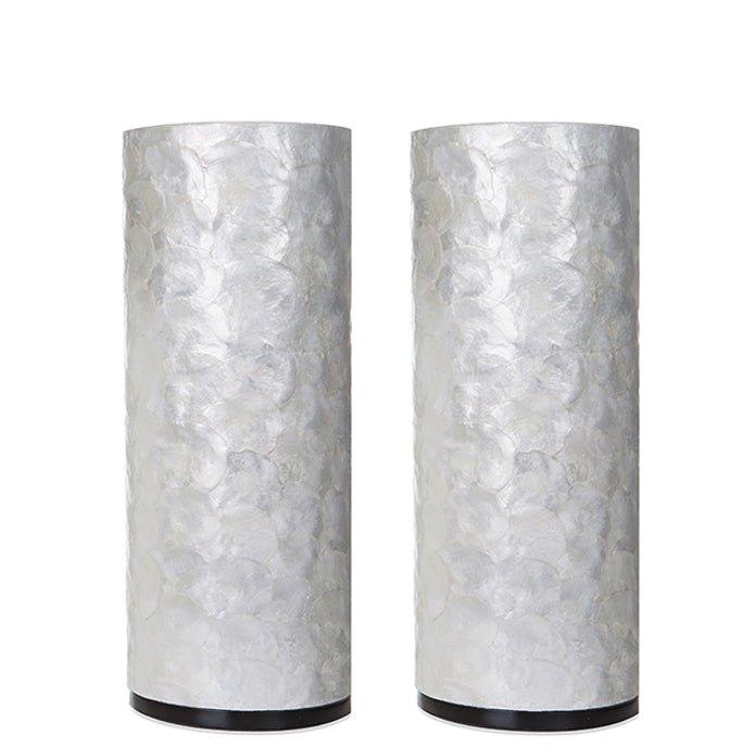 Te koop capiz schelp lamp, Ophalen, Overige materialen, Zo goed als nieuw, Minder dan 100 cm