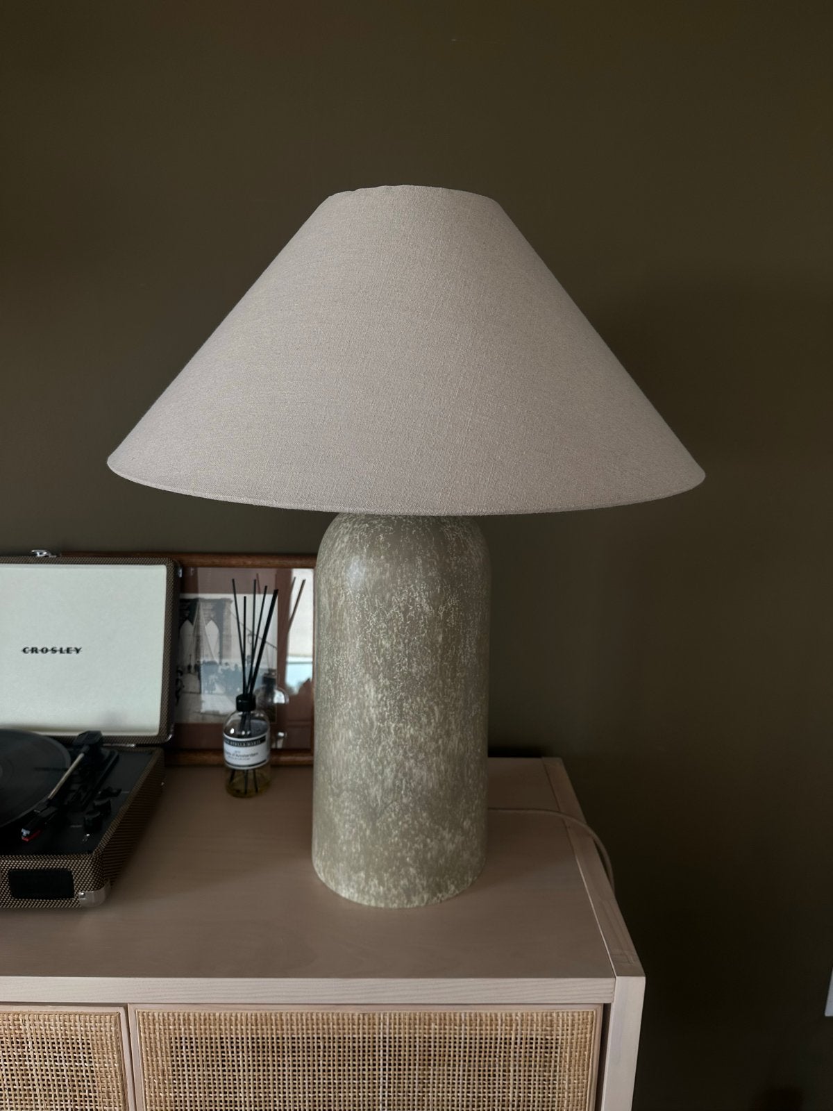 Grote tafellamp Zara Home - beige/grijs, Beige, Ophalen, Zo goed als nieuw, Overige merken