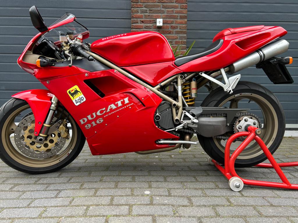 Ducati 916 biposto 1996 (lage km + NL-motor), Motoren, Particulier, Super Sport
