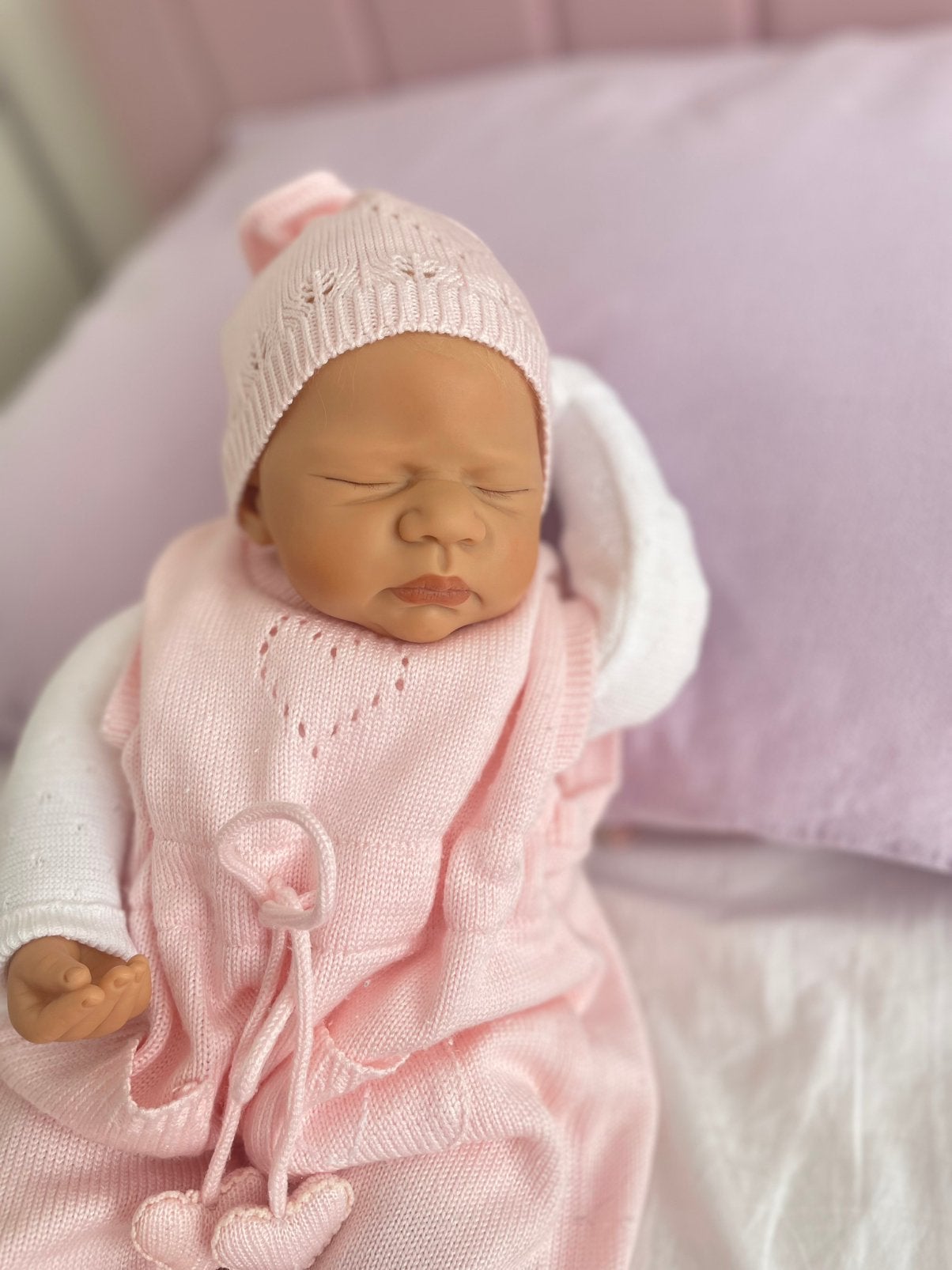 Lieve gelimiteerde slapende babypop, Verzamelen, Ophalen of Verzenden, Zo goed als nieuw, Pop