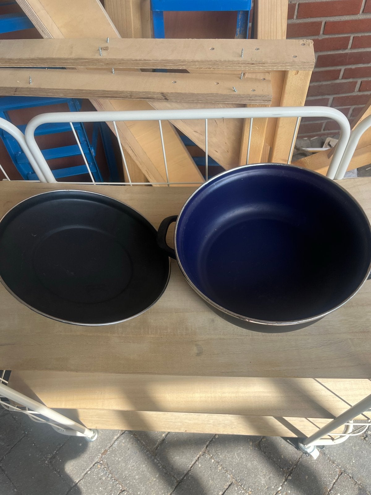 Grote BK bak- en braadpan - Geschikt voor gas, Ophalen of Verzenden, Gebruikt, Braadpan, BK