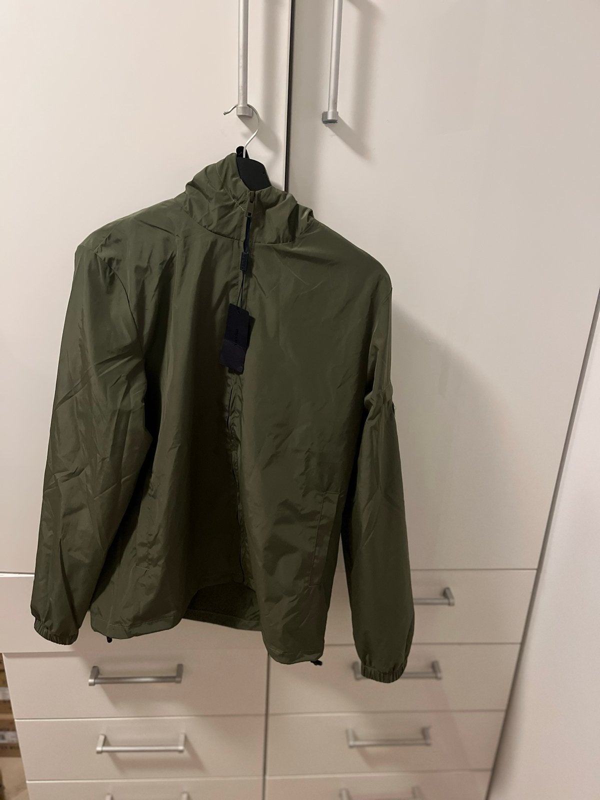 Prada Windjack Groen Maat L - Zo goed als nieuw, Ophalen of Verzenden, Zo goed als nieuw, Maat 52/54 (L), Groen