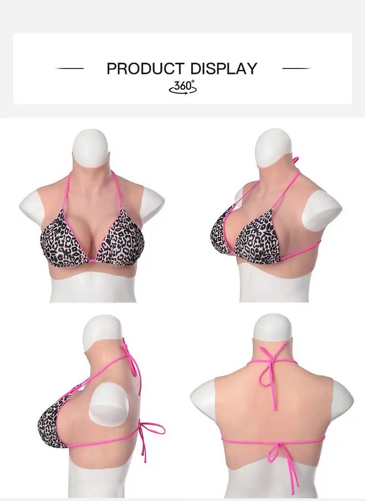 Siliconen borsten Breastplate Cosplay Travestie Diverse cups, Yarspa, Info@yarspa.nl, Nieuw, Ophalen of Verzenden