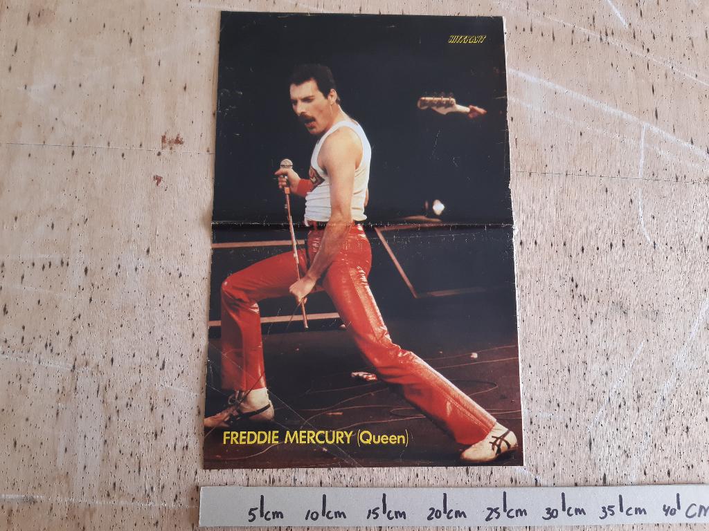 Poster Queen Freddy Mercury Maat A3 27x41 cm Hitkrant, Ophalen of Verzenden, A1 t/m A3, Muziek, Rechthoekig Staand