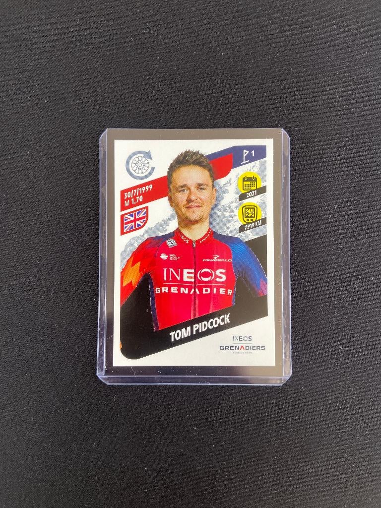 Tom Pidcock Panini Tour de France 2023 Rookie Sticker INEOS, Verzamelen, Verzenden, Zo goed als nieuw, Overige sporten, Poster, Plaatje of Sticker