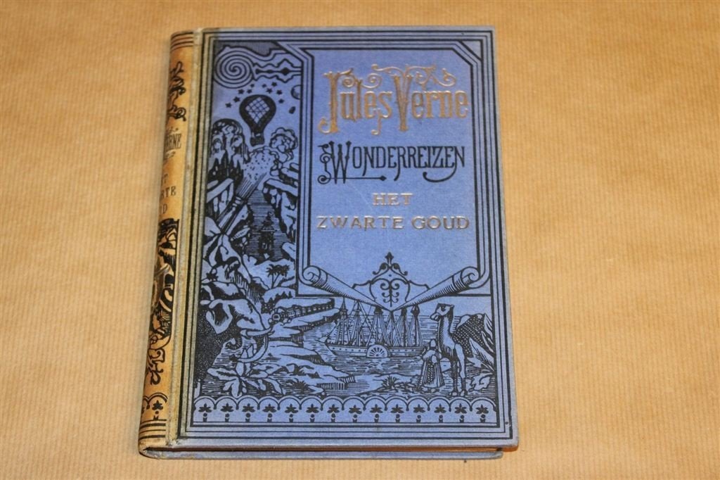 Het Zwarte Goud — Jules Verne — Wonderreizen [1919], Ophalen of Verzenden, Gelezen