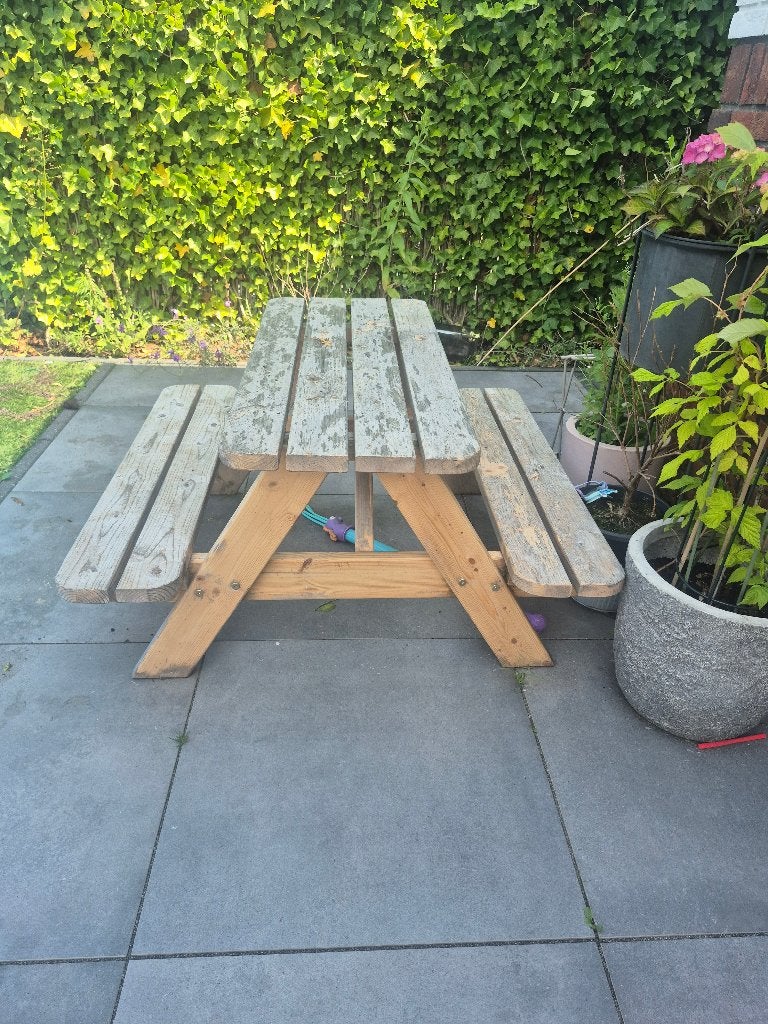 Picknicktafel Kind | Kids, Tuin en Terras, Gebruikt, Rechthoekig, Hout, Ophalen