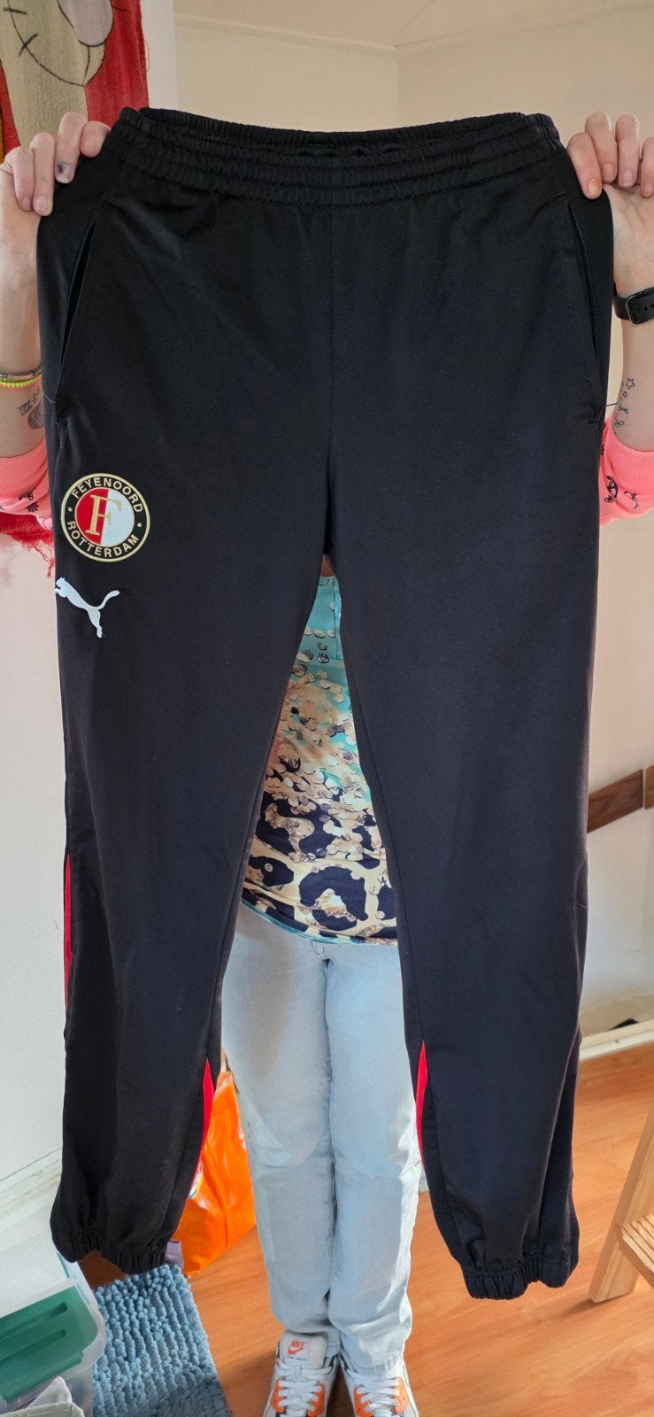 feyenoord trainingspak, Kleding | Heren, Ophalen, Overige kleuren, Zo goed als nieuw, Voetbal