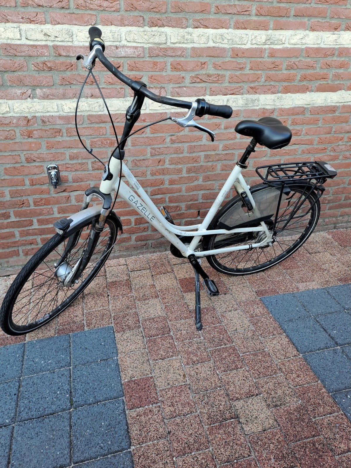 Gazelle Paris Damesfiets 57 cm - Comfortabel en Betrouwbaar, Fietsen en Brommers, Terugtraprem, Gebruikt, Gazelle, 56 cm of meer