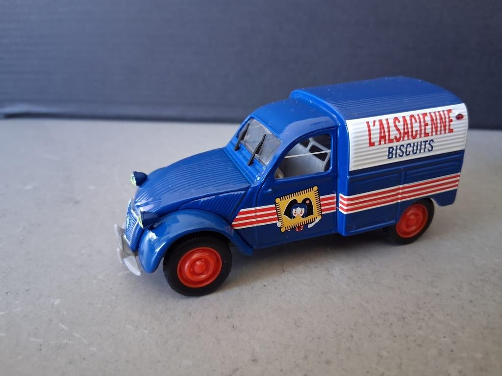 Citroën 2CV Fourgonnette L'Alsacienne Biscuits modelauto, Overige merken, Auto, 1:32 tot 1:50, Ophalen of Verzenden