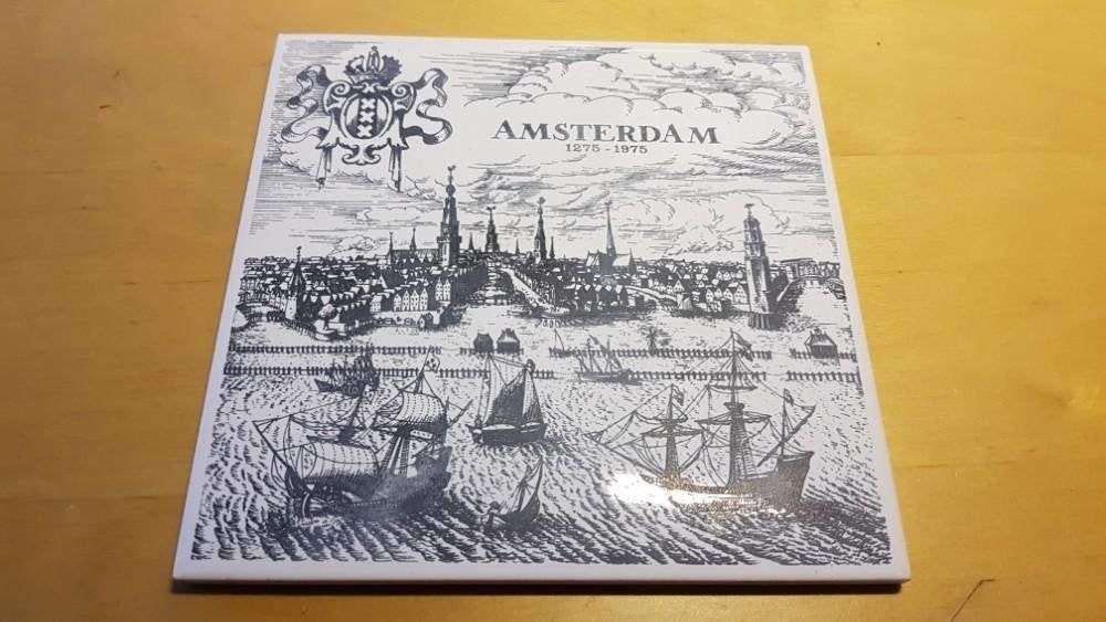 Tegel Amsterdam 1275 1975, Antiek en Kunst, Ophalen of Verzenden