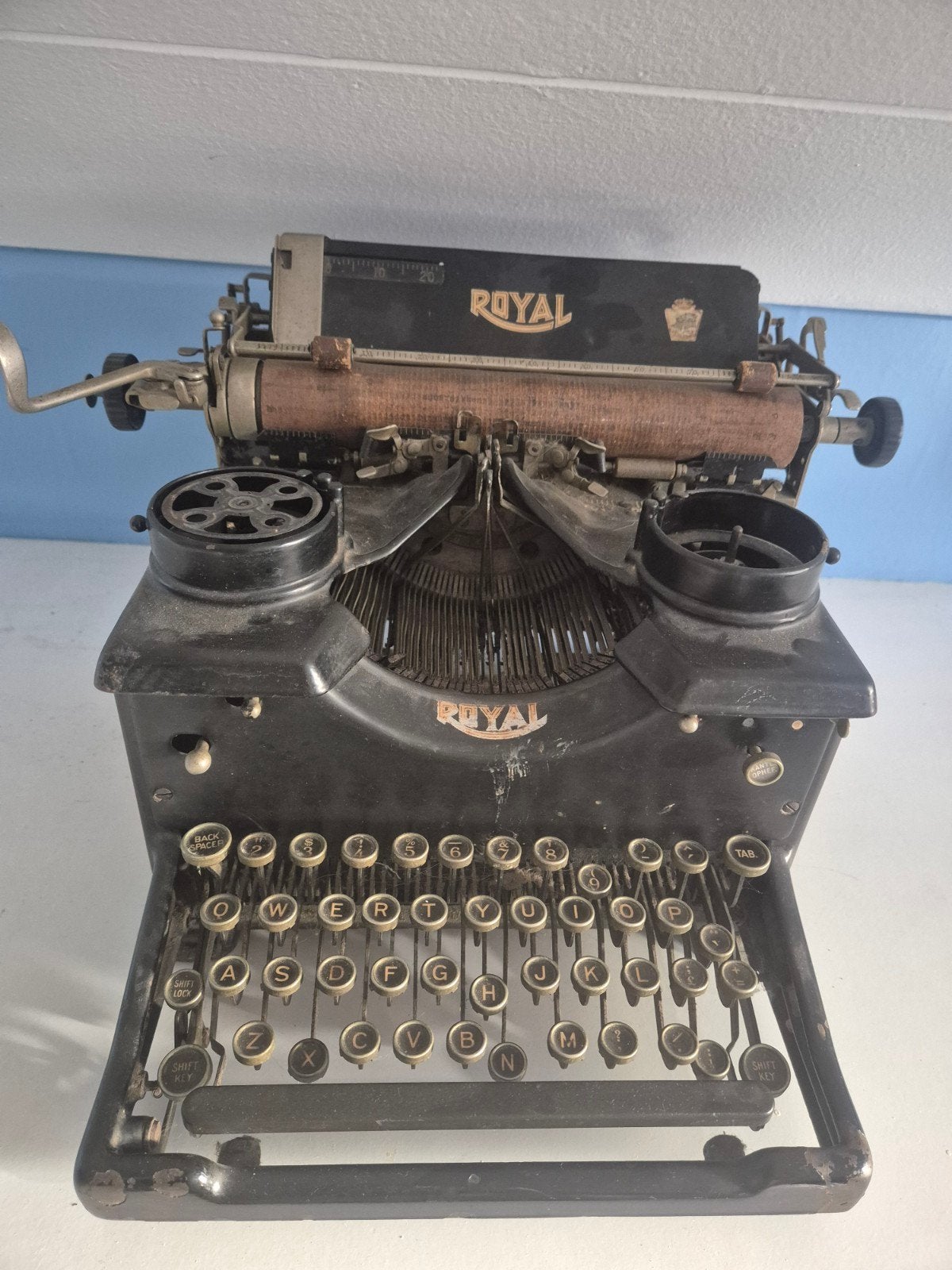 Oude typemachine van merk Royal, Diversen, Ophalen