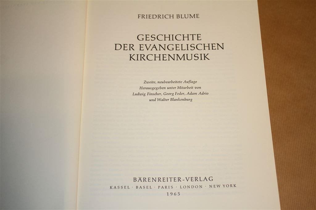 Geschiedenis van protestantse kerkmuziek. Dik boek., Ophalen of Verzenden, Gelezen, Artiest