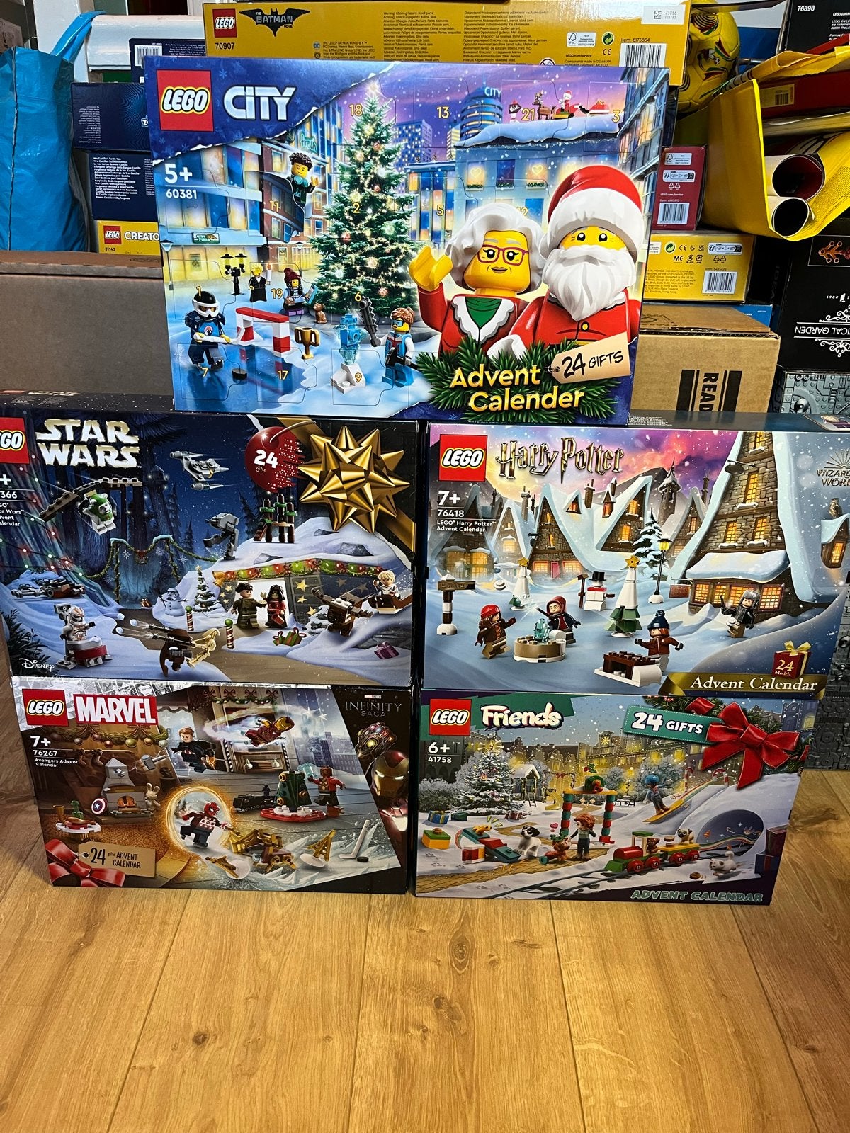 Complete set LEGO Advent Kalenders 2023 - Nieuw in doos, Overige thema's, Lego, Nieuw, Ophalen of Verzenden