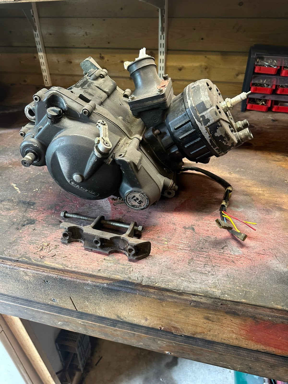 Cagiva 125cc 2 takt blok, Fietsen en Brommers, Ophalen, Zo goed als nieuw, Blok