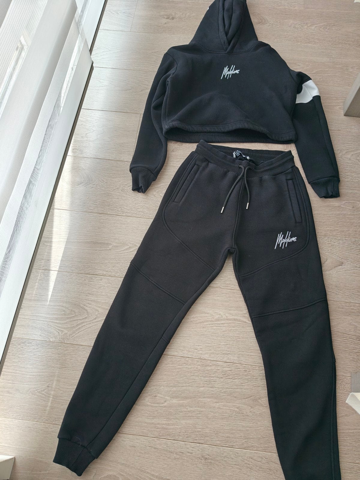 Malelions chillpak/trainingspak zwart maat S, Kleding | Dames, Ophalen of Verzenden, Zo goed als nieuw, Zwart
