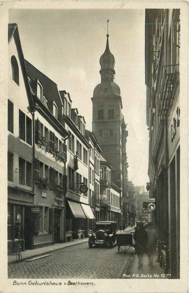 381-221-021 Bonn Geburtshaus Beethoven, Verzenden, Voor 1920, Duitsland