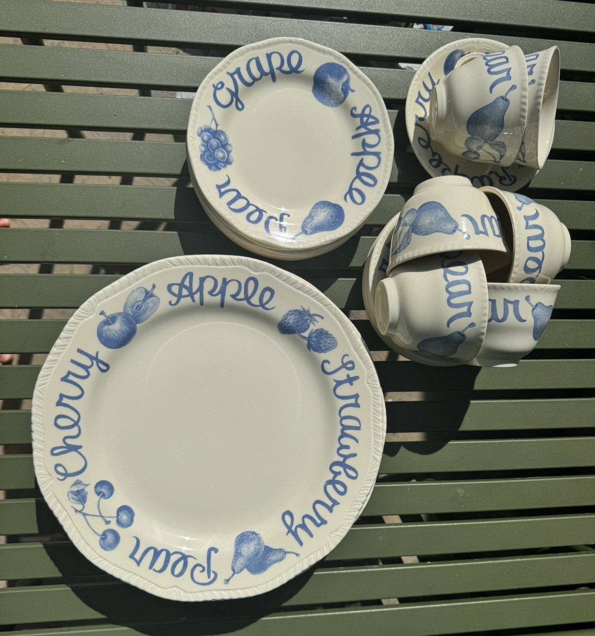 Wood & Sons Country Blue servies - 30 delig, Ophalen
