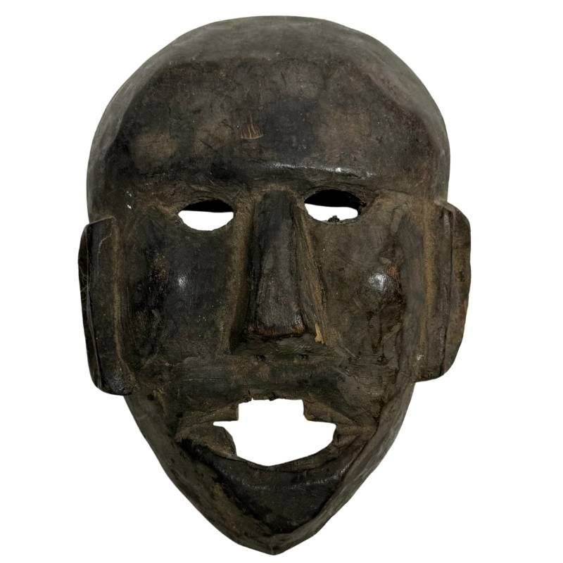Masker – hout – Himalaya – 18,5 cm, Masker, Ophalen of Verzenden, Op te hangen, Tibet