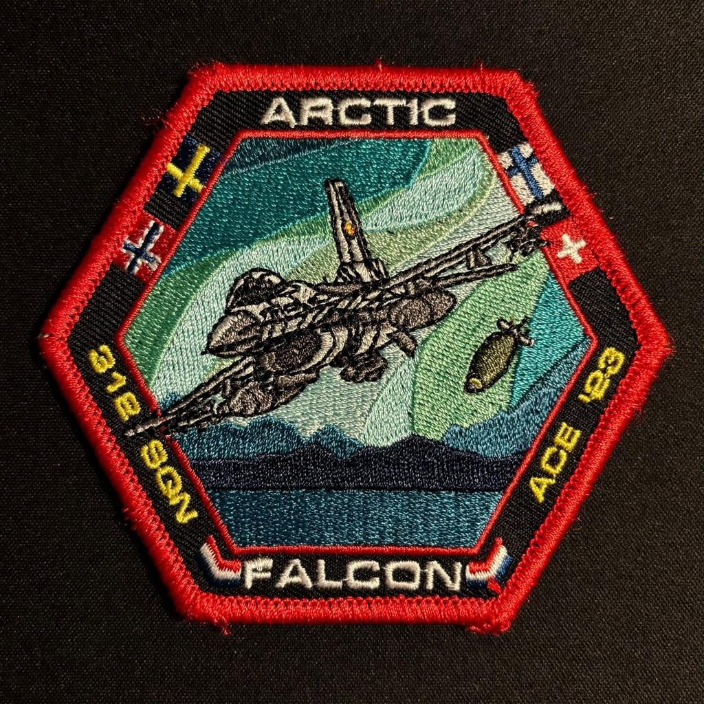RNLAF 312sqn Artic Falcon Patch, Ophalen of Verzenden