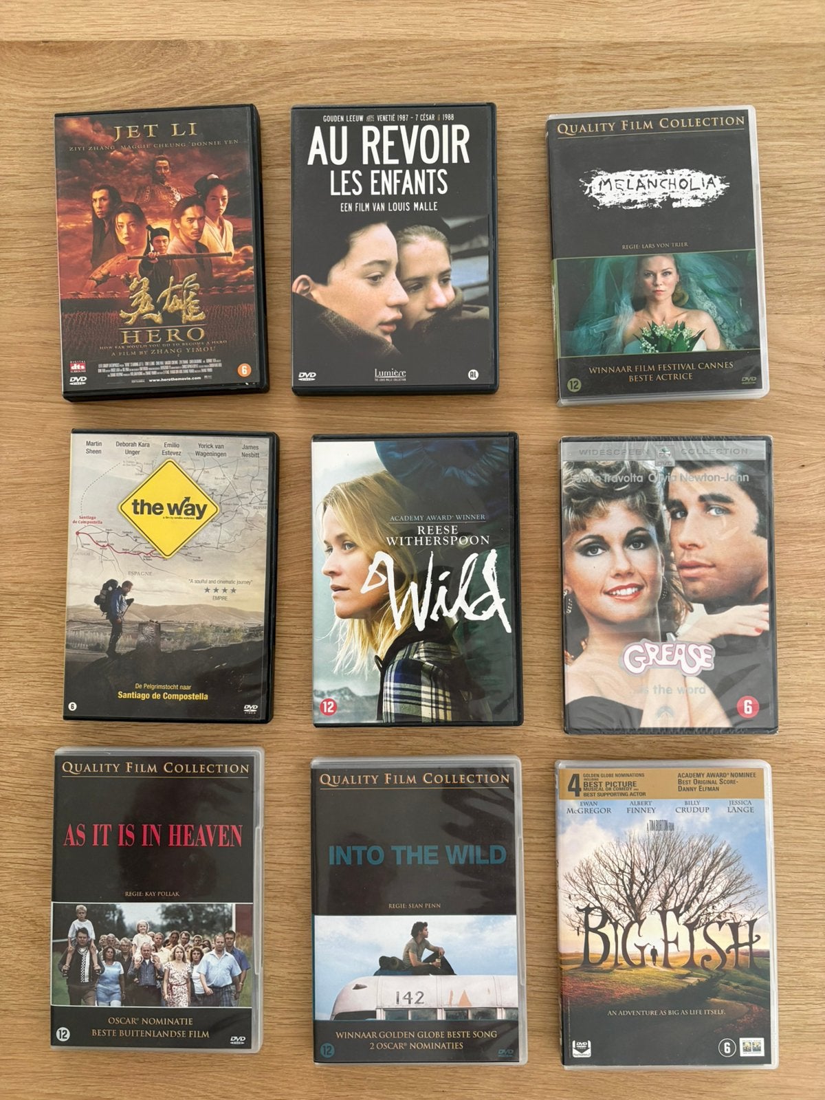9 dvd’s filmhuis / arthouse, Cd's en Dvd's, Dvd's | Drama, Zo goed als nieuw, Overige genres, Alle leeftijden, Ophalen of Verzenden